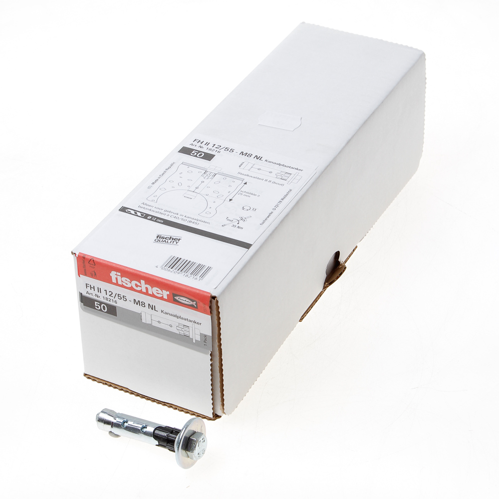 Fischer kanaalplaatanker FH II 12/55 m8