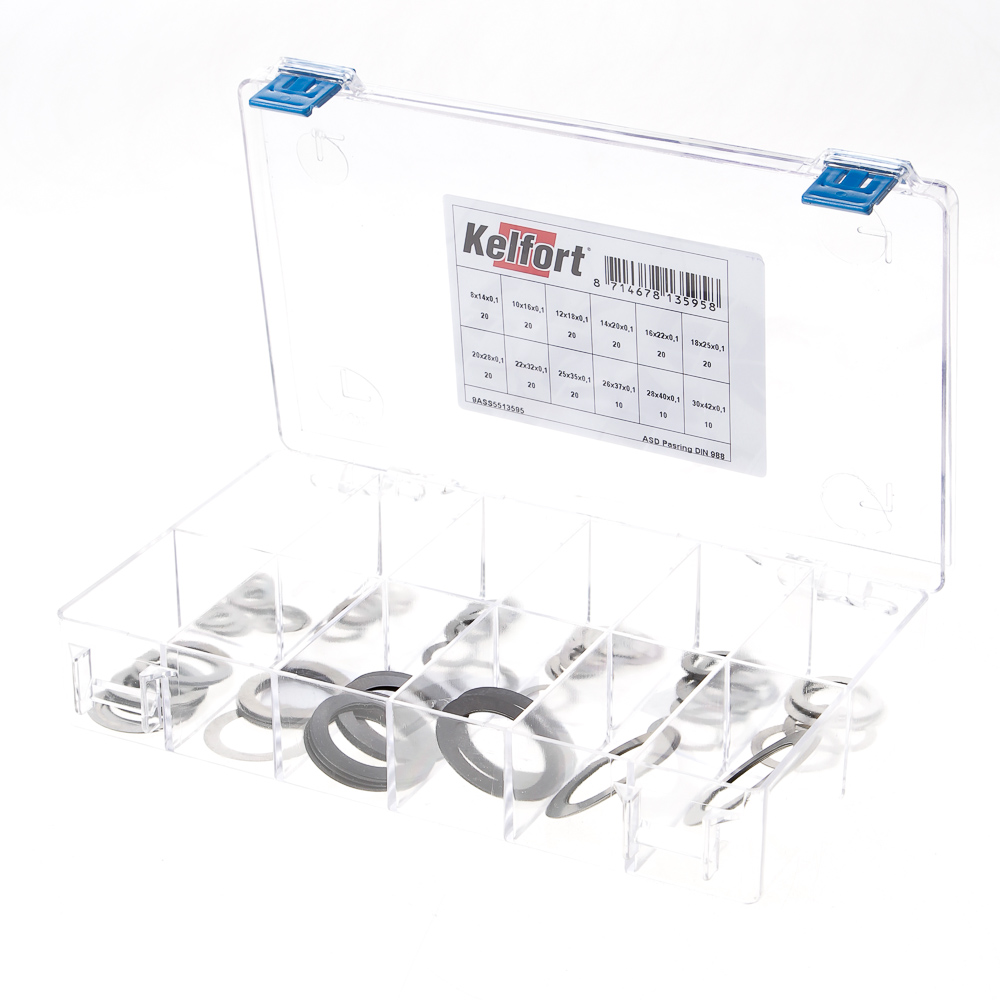 Assortimentsdoos pasring DIN 988