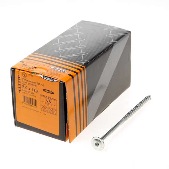Afbeelding van Eurotec Tellerkopschroef verzinkt T40 8x180mm