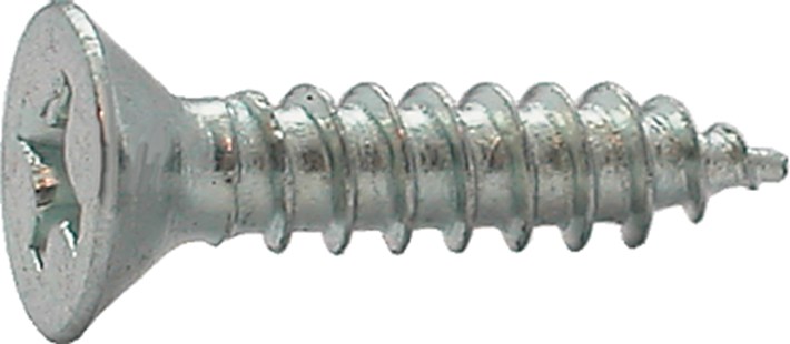 Plaatschroef platverzonken kop phillips verzinkt 3.5 x 38mm