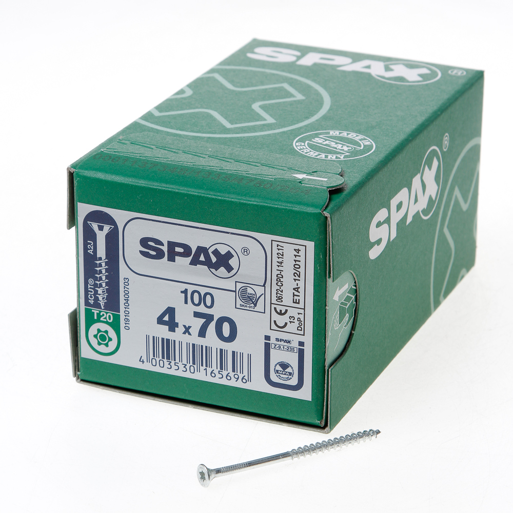 Spax Spaanplaatschroef Platverzonken Kop Verzinkt T Star T20 Deeldraad 40X70Mm Per 100 Stuks spax kopen in de aanbieding Spax Spaanplaatschroef Platverzonken Kop Verzinkt T Star T20 Deeldraad 40X70Mm Per 100 Stuks spax kopen in de aanbieding