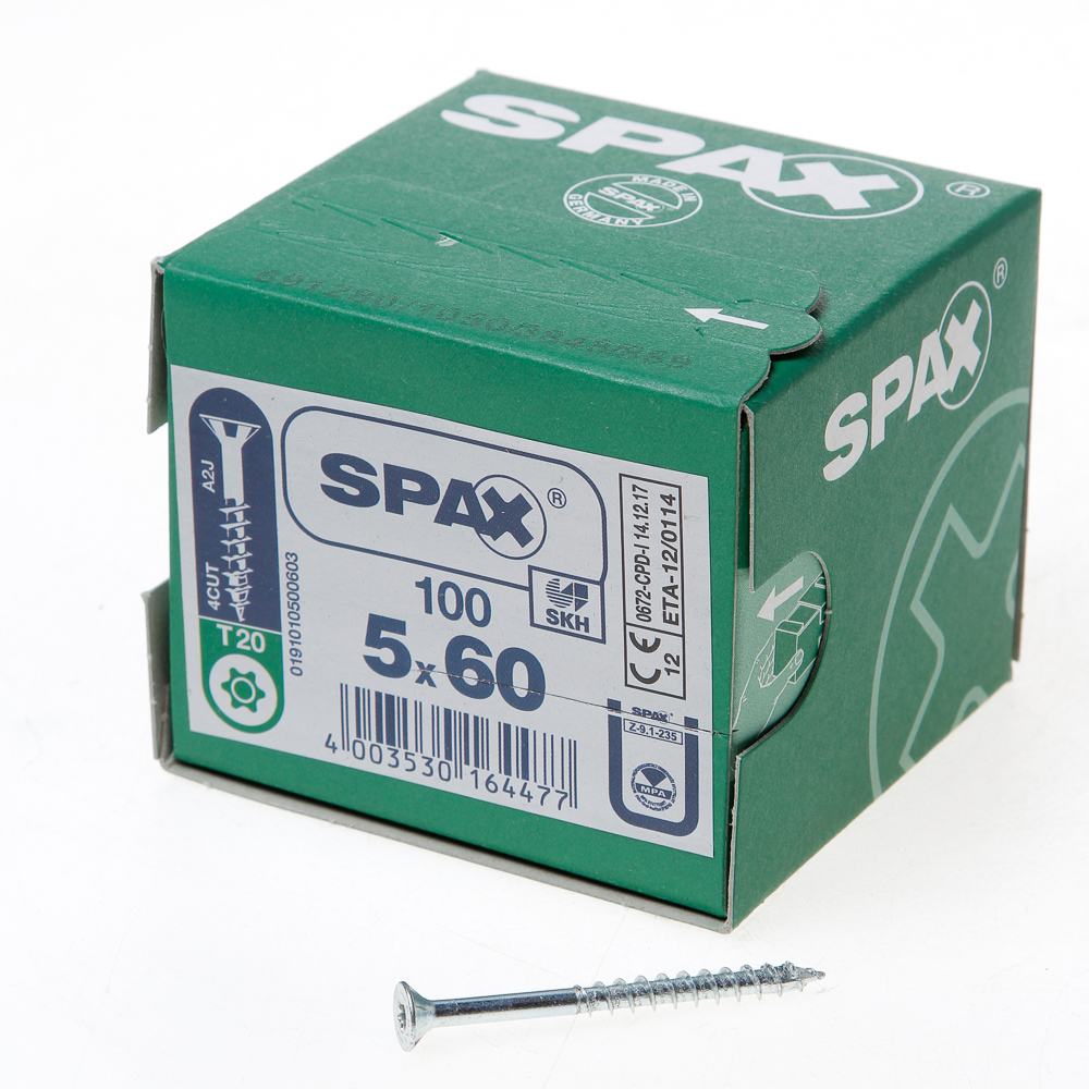 Spax Spaanplaatschroef Platverzonken Kop Verzinkt T Star T20 Deeldraad 50X60Mm Per 100 Stuks spax kopen in de aanbieding Spax Spaanplaatschroef Platverzonken Kop Verzinkt T Star T20 Deeldraad 50X60Mm Per 100 Stuks spax kopen in de aanbieding