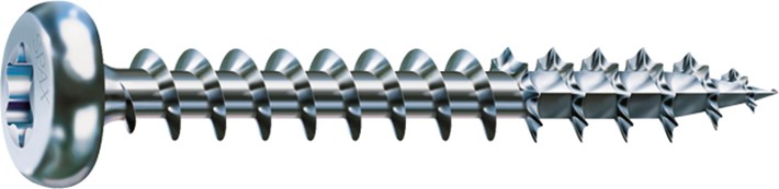 Spax Spaanplaatschroef cilinderkop verzinkt T-Star T10 3.0x20mm (per 200 stuks)