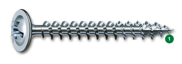 Spax Achterwandschroeven pozidriv 4.0 x 45mm