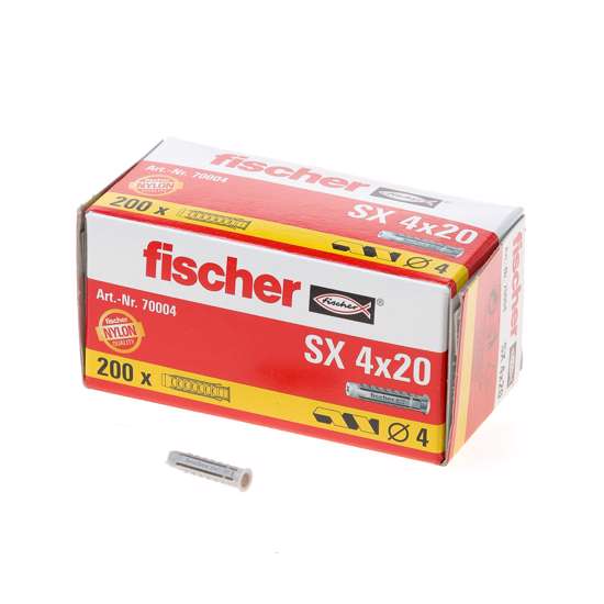 Afbeelding van Fischer plug SX4x20    2-3mm