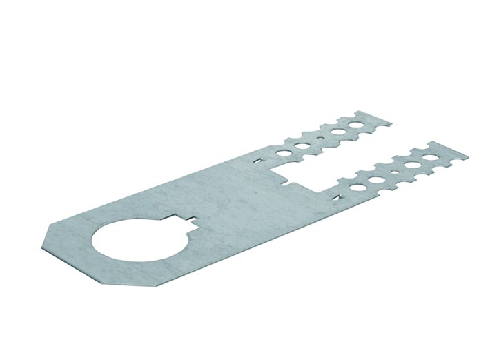 GB Leuninganker sendzimir verzinkt afmeting 256 90 x 1.25mm 10040