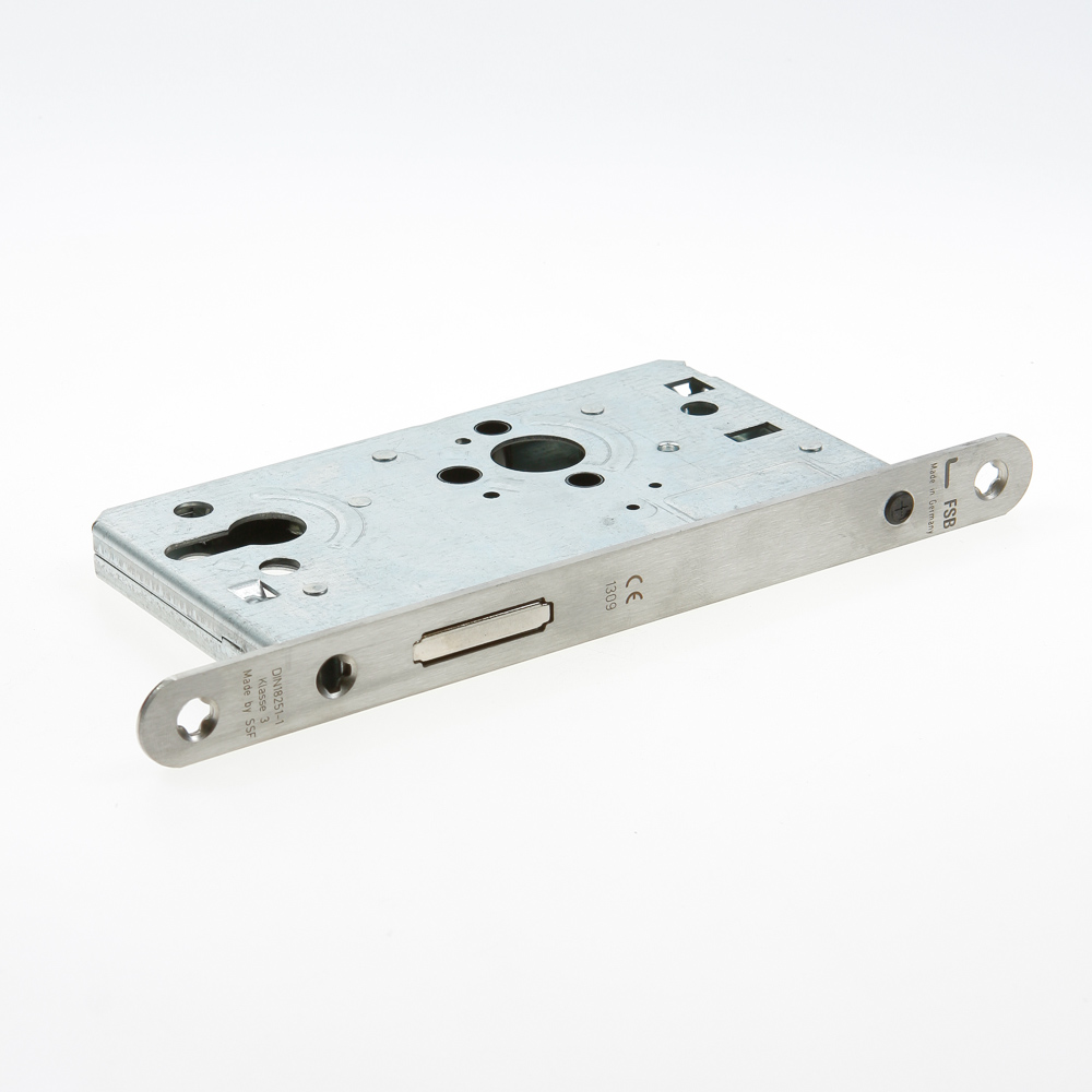 FSB Kastslot roestvaststaal PC72mm voorplaat afgerond 20mm