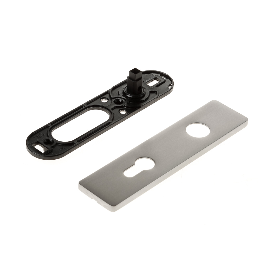 Kortschild rechthoekig ASL roestvaststaal PC72