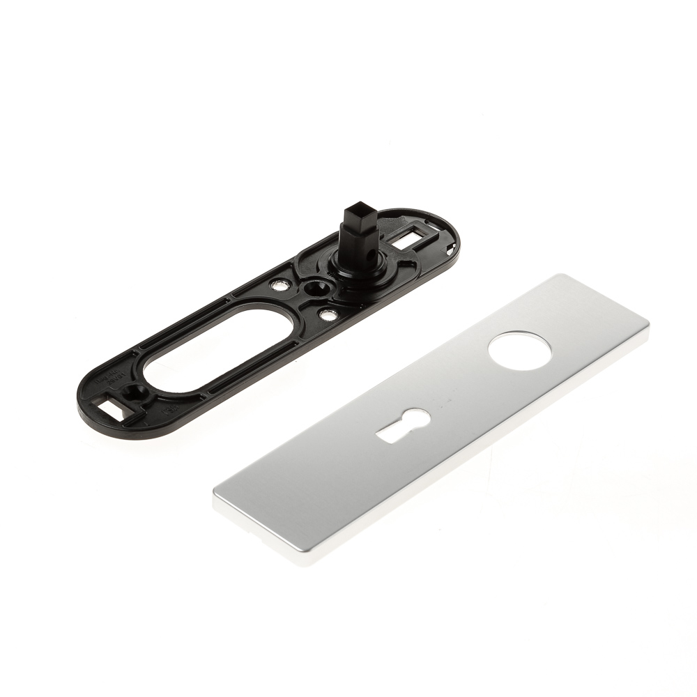Kortschild rechthoekig ASL aluminium F1 SL55