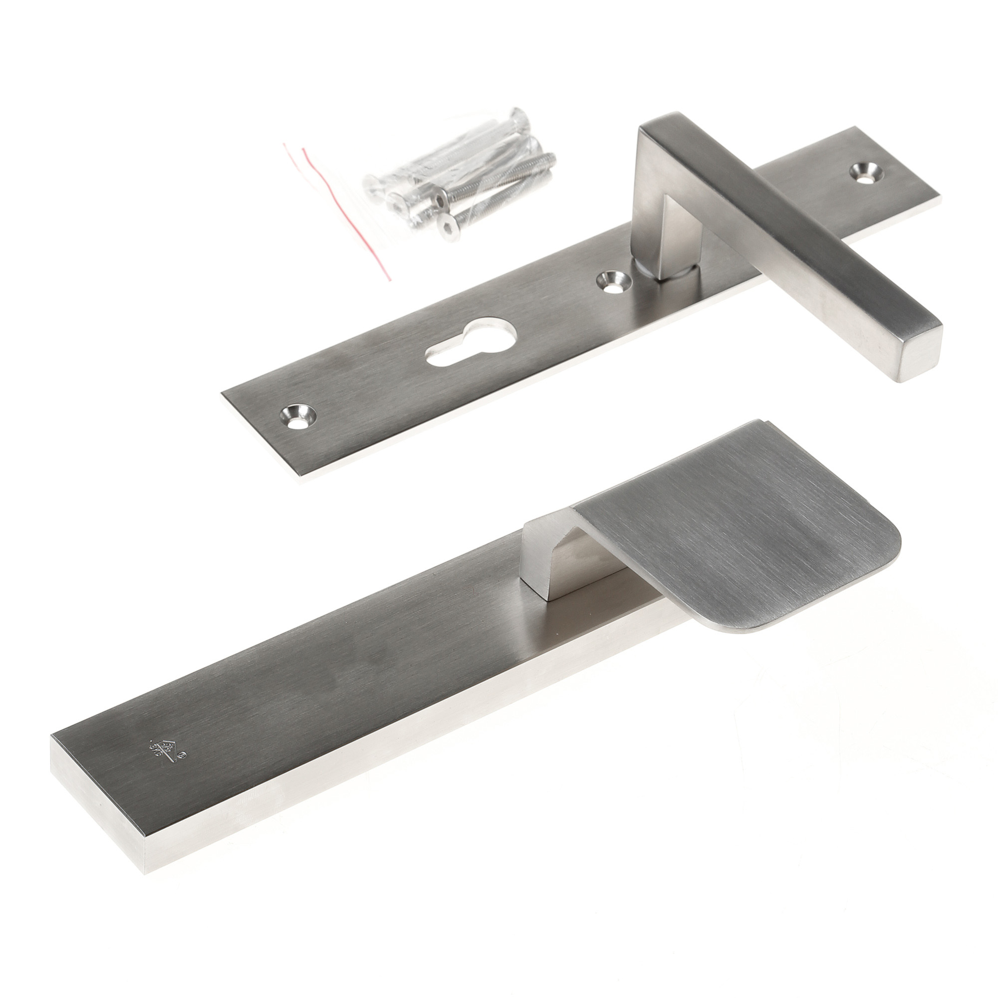 Jrs Veiligheidsgreepgarnituur Roestvaststaal Rechthoekig Knop Compo En Deurkruk Pavia Blindpc72 Met Verstelbare Kerntrek Skg jrs kopen in de aanbieding