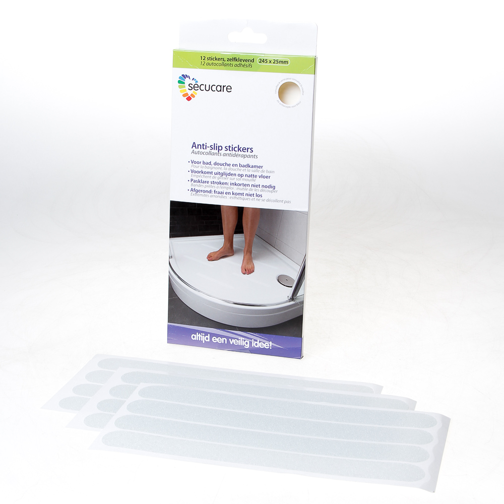 Secu Anti-slip sticker 25x245 mm transp.(12) 8040.100.01