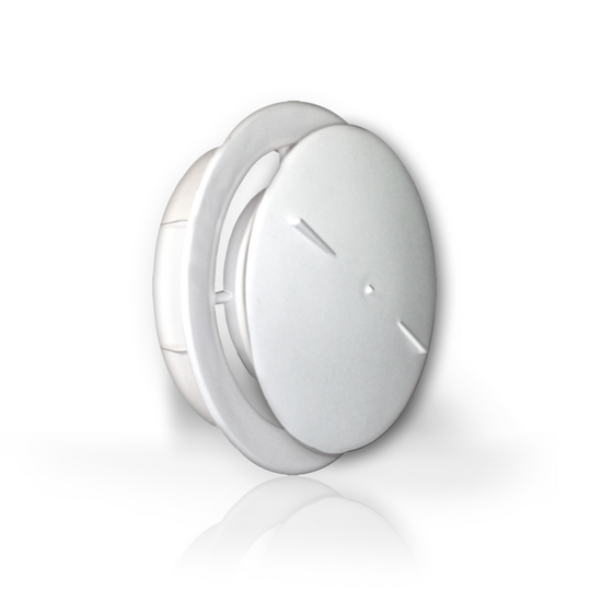 Ventilatierooster RVS 316 - rond - afsluitbaar - 100 mm kopen