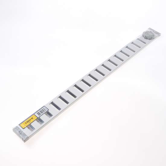Afbeelding van Gavo Schuifrooster met vliegengaas aluminium wit 50 x 4cm