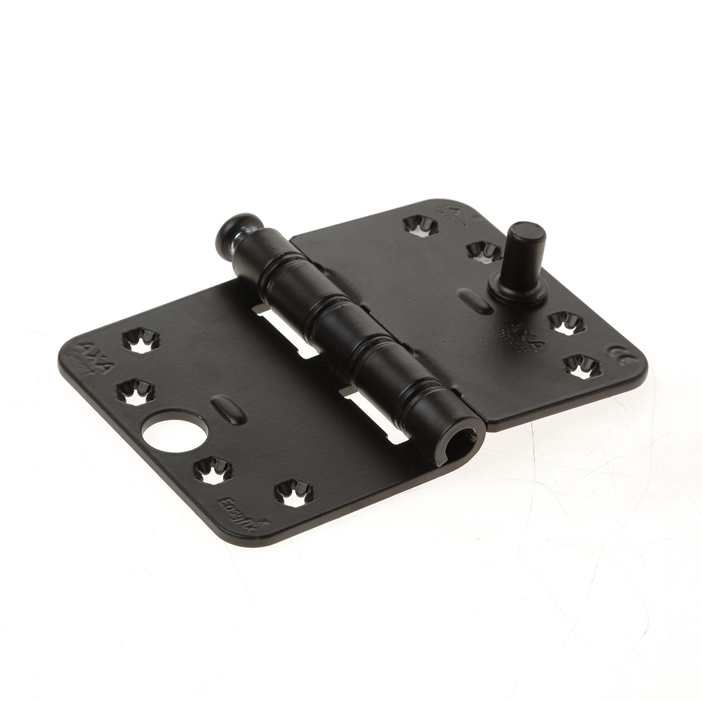 Axa Smart Easyfix Scharnier Ronde Hoek Skg Zwart 89X125X3Mm axa kopen in de aanbieding