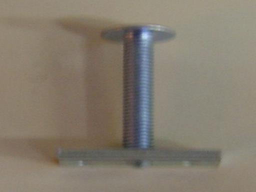 Belegschroef blank rondkop 1 1/2"