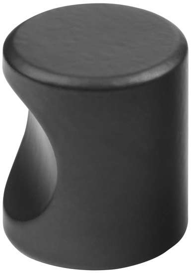 Afbeelding van Hermeta Cilinderknop 25x26mm m4 zwart 3732-70