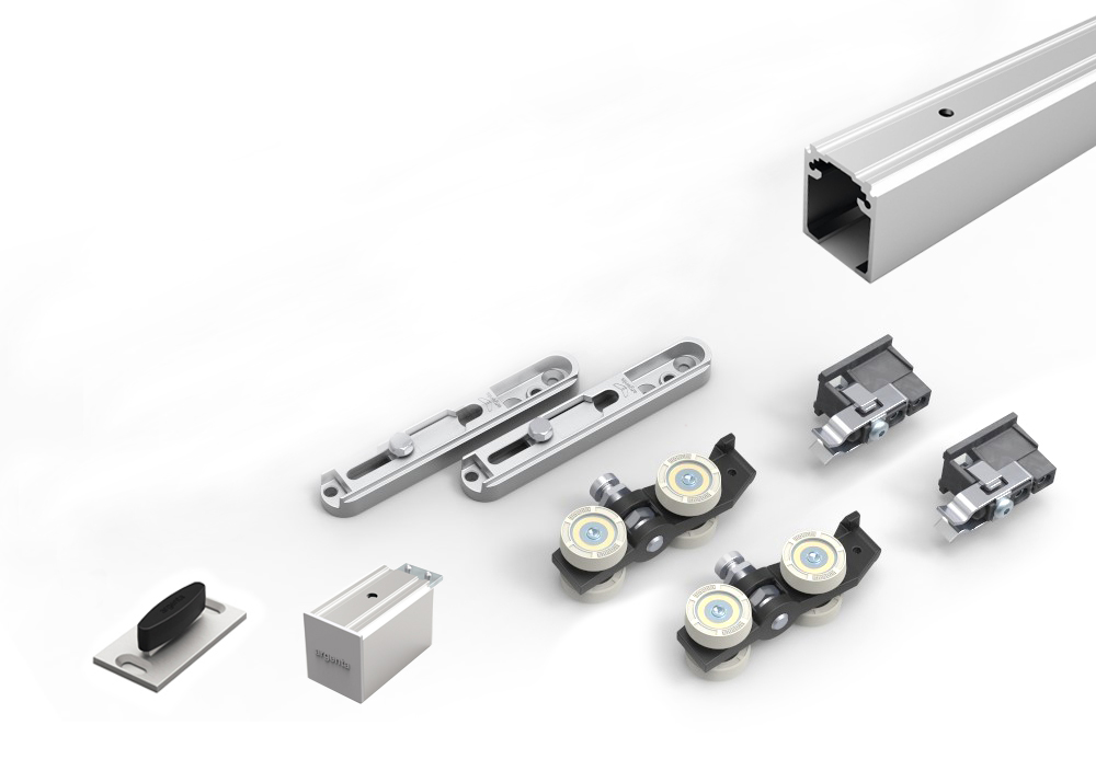 Argenta Proslide Complete Schuifdeur Kit 2 Meter Manual Fix Met 2 Stuks Standaard Stops argenta kopen in de aanbieding Argenta Proslide Complete Schuifdeur Kit 2 Meter Manual Fix Met 2 Stuks Standaard Stops argenta kopen in de aanbieding