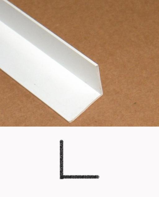 Heering PVC hoekprofiel wit 15 x 15 x 1.5mm x 2.6 meter