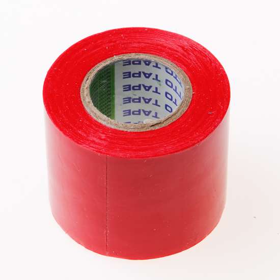 Afbeelding van Isolatietape rood 50mm x 10 meter