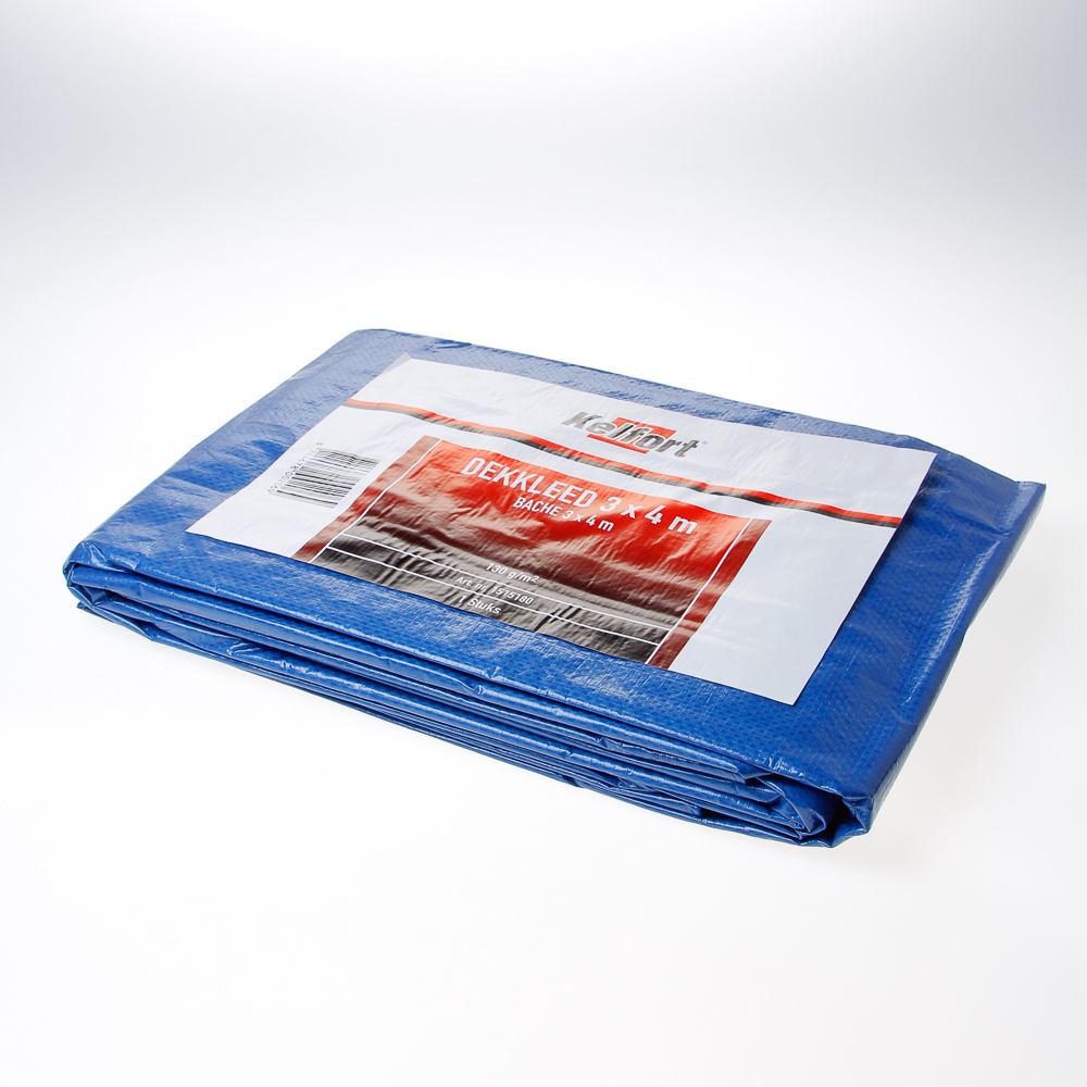 Kelfort Dekkleed Afdekzeil Pe Blauw 3 X 4 Meter 130G M2 kelfort kopen in de aanbieding