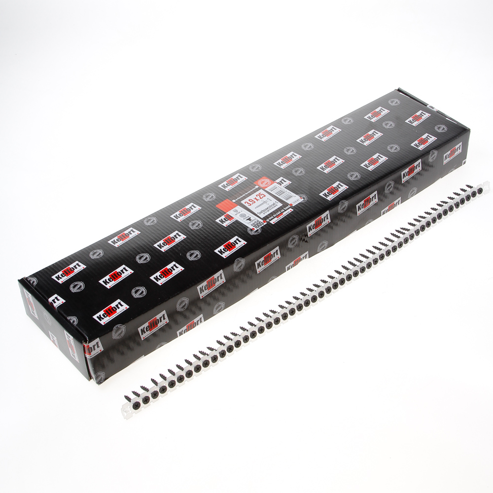 Snelbouwschroef op band trompetkop grof gefosfateerd 3.9 x 25mm