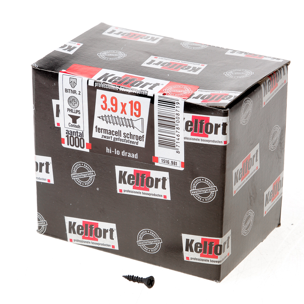 Kelfort Snelbouwschroef Phillips 39 X 19Mm kelfort kopen in de aanbieding Kelfort Snelbouwschroef Phillips 39 X 19Mm kelfort kopen in de aanbieding