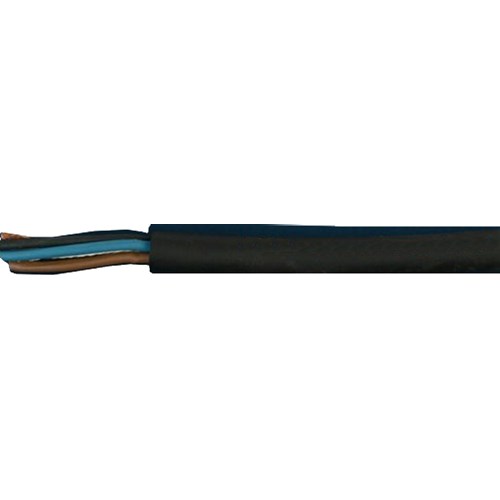 Werkplaatskabel neopreen zwart H07RN-F 5 x 2.5mm²