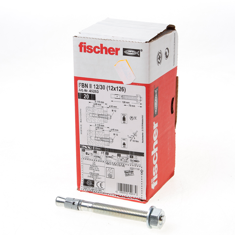 Fischer Snelbouwanker Fbn Ii M12 X 126Mm 1230 fischer kopen in de aanbieding Fischer Snelbouwanker Fbn Ii M12 X 126Mm 1230 fischer kopen in de aanbieding