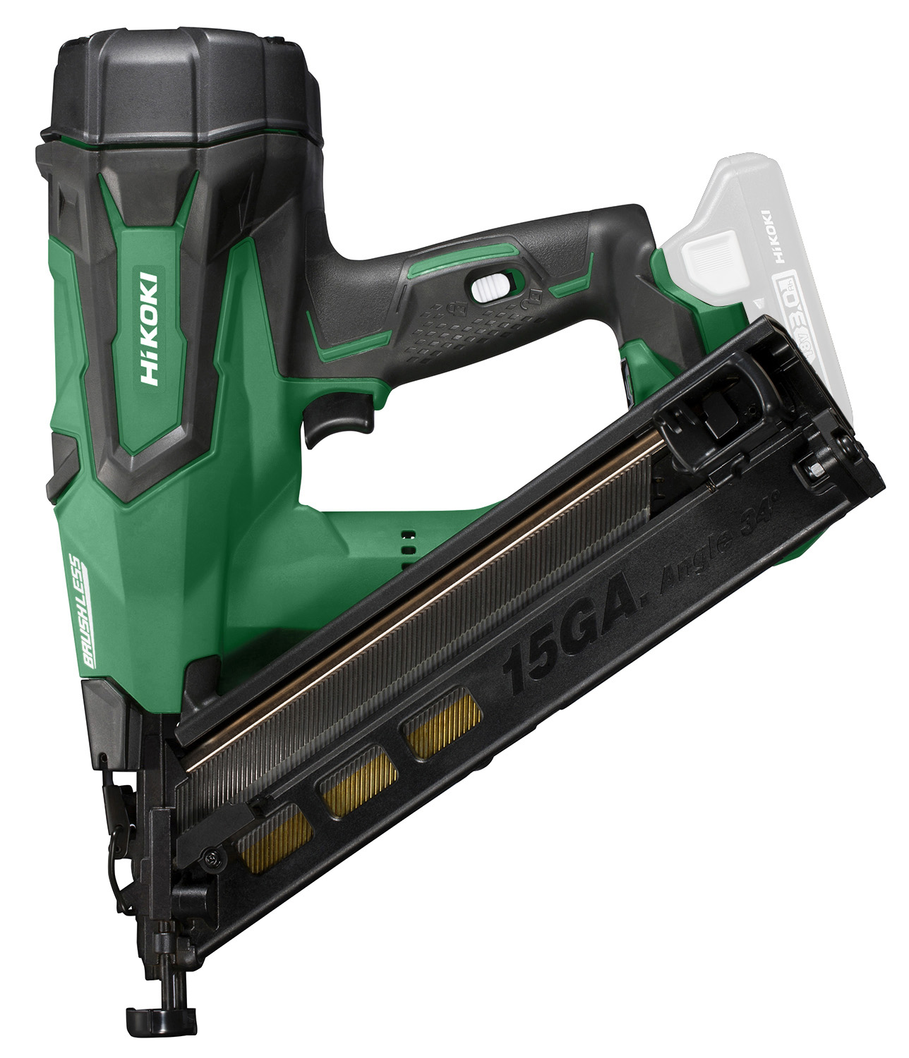 HiKOKI NT1865DBAL J4Z accu spijker apparaat 18V 15 gauge