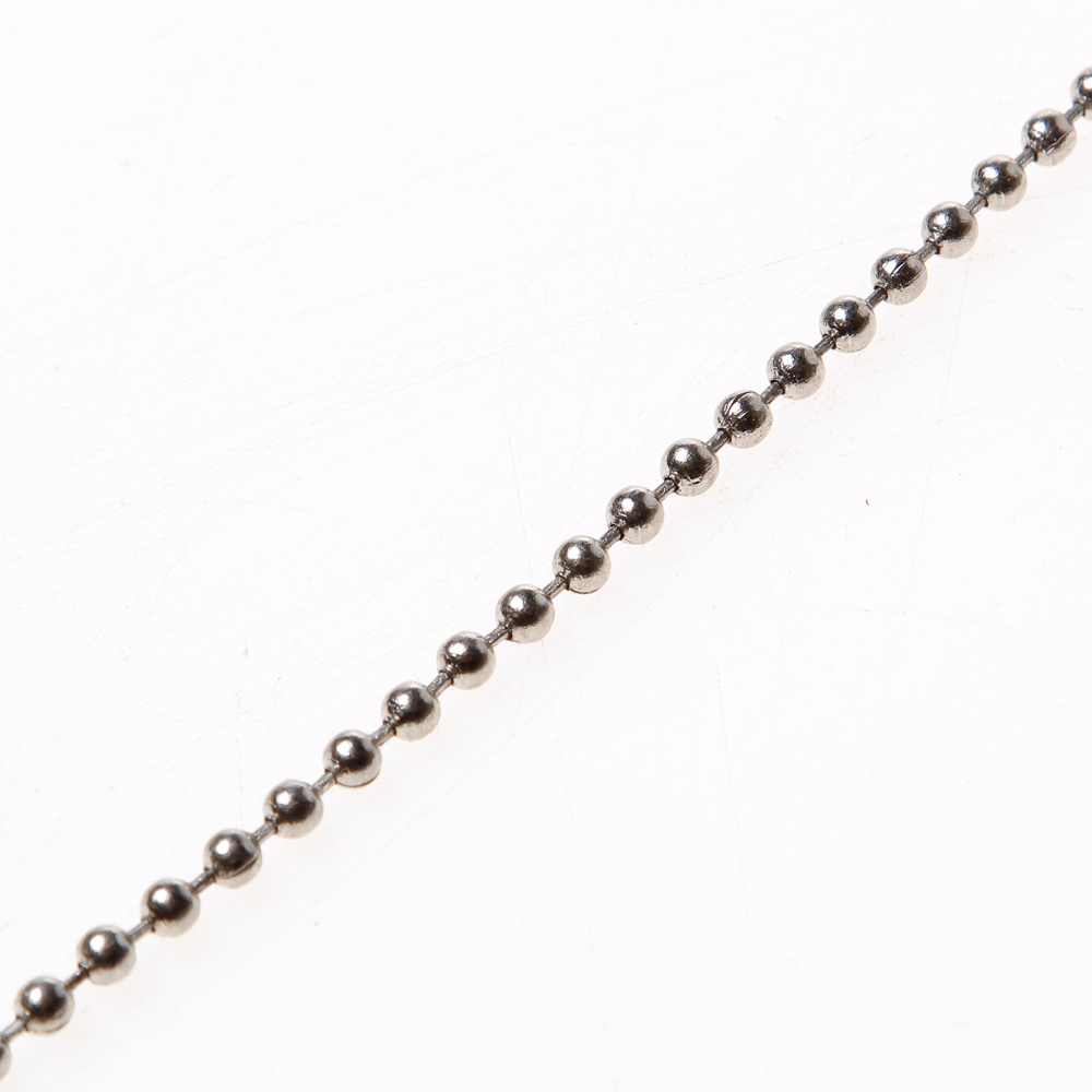 Posamo Kogelketting nikkel 3.6mm