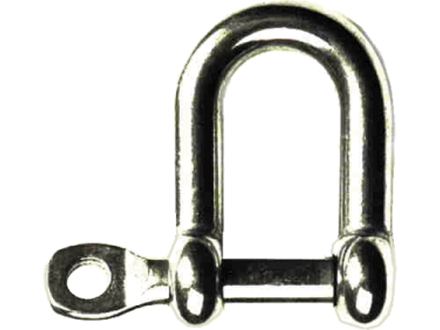 D-sluiting RVS 6mm