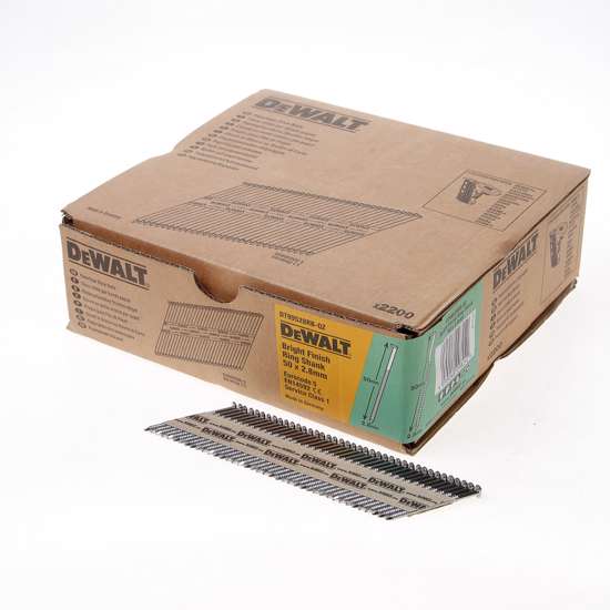 Afbeelding van DeWalt spijker XR standsaard geringd 2.8 x 50mm doos van 2200 spijkers