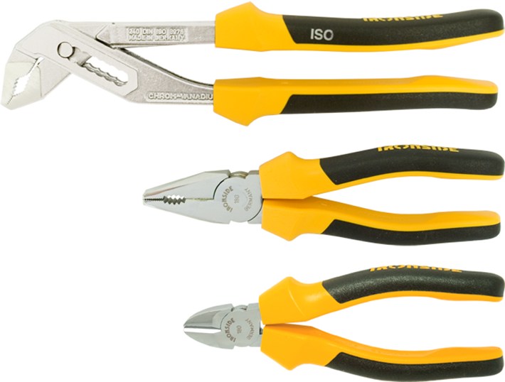 Ironside Tangenset 3 Delig Waterpomp Snij En Combinatietang ironside kopen in de aanbieding