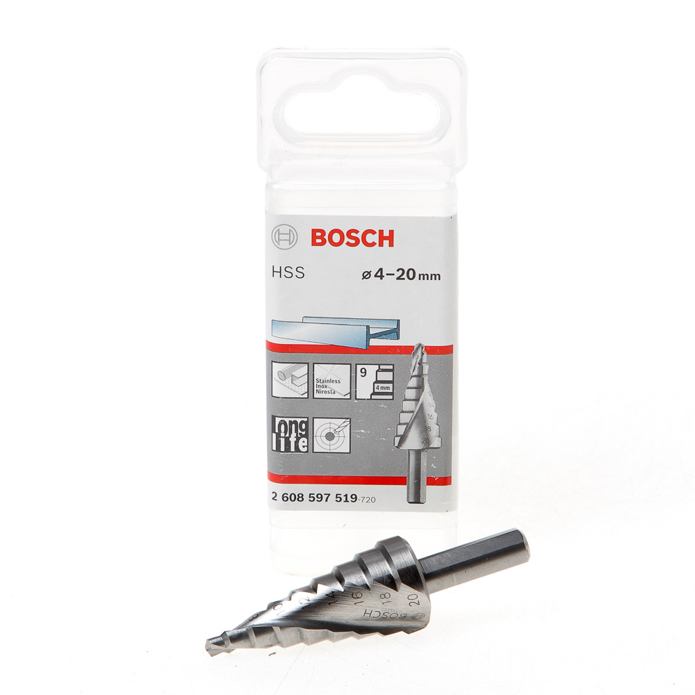 Bosch Trappenboor Hss G 9 Traps Diameter 4 20Mm bosch kopen in de aanbieding