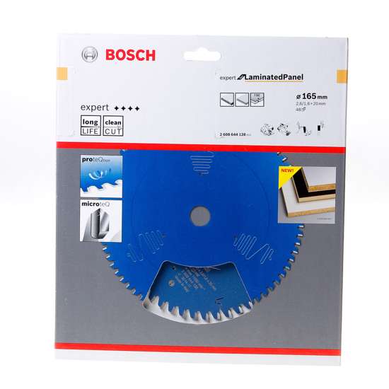 Afbeelding van Bosch Cirkelzaagblad 48 tanden Laminated Panel ATB 165 x 20 x 2.6mm