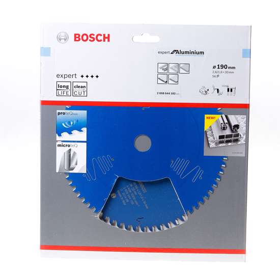 Afbeelding van Bosch Cirkelzaagblad 56 tanden Aluminium HLTCG 190 x 30 x 2.6mm
