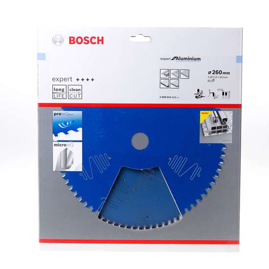 Afbeelding van Bosch Cirkelzaagblad 80 tanden Aluminium Negative HLTCG 260 x 30 x 2.8mm