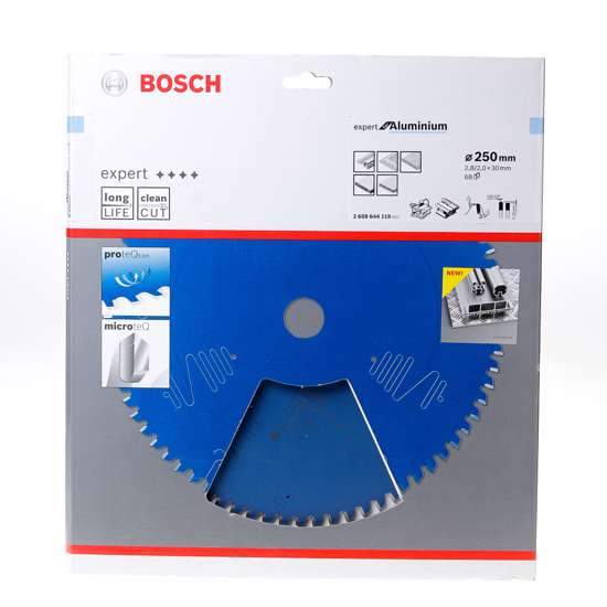 Afbeelding van Bosch Cirkelzaagblad 68 tanden Aluminium Wood HLTCG 250 x 30 x 2.8mm