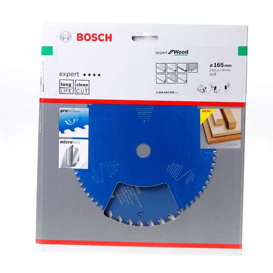 Afbeelding van Bosch Cirkelzaagblad 36 tanden Wood ABT 165 x 30 x 2.6mm