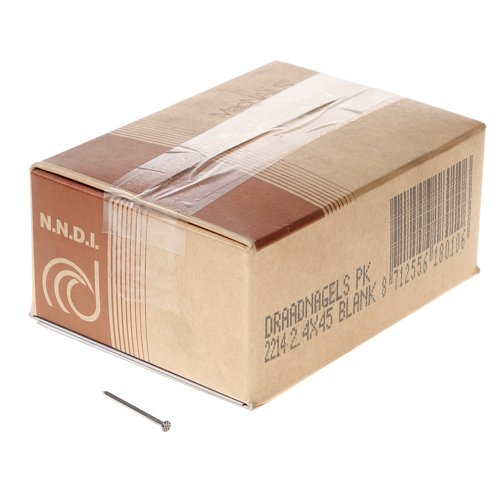 Van Der Loo Draadnagel Plat Geruite Kop Blank 24 X 45Mm van der loo kopen in de aanbieding