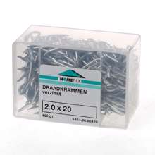 Afbeeldingen van HoenderdaalDraadkram verzinkt 400 gram 2.0 x 20mm