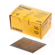 Afbeeldingen van DeWalt Inox spijkers zonder kop 63mm 16 Gauge 20° voor DC618 doos met 2500 spijkers