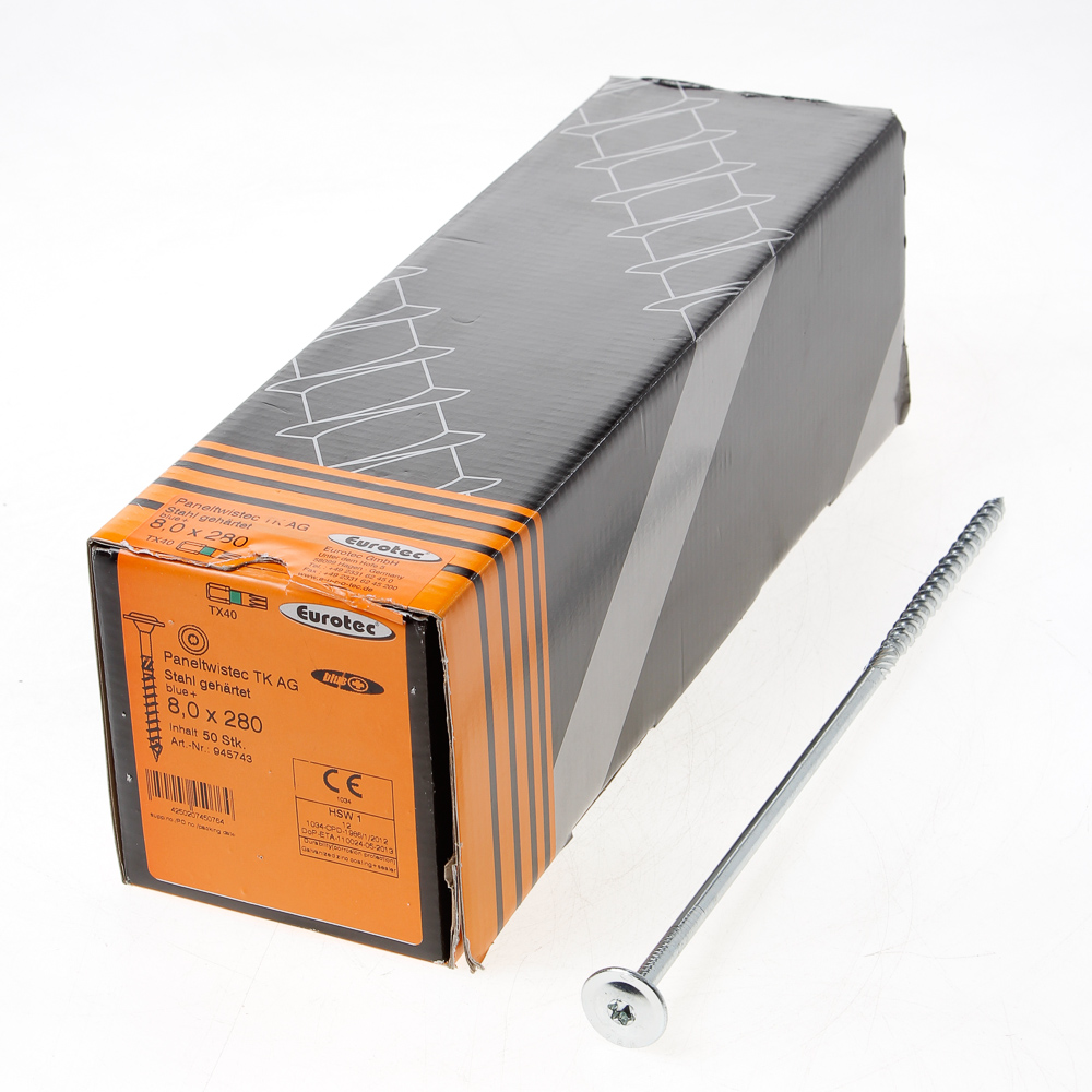 Eurotec Tellerkopschroef Verzinkt Torx 40 8 X 280Mm huismerk kopen in de aanbieding Eurotec Tellerkopschroef Verzinkt Torx 40 8 X 280Mm huismerk kopen in de aanbieding