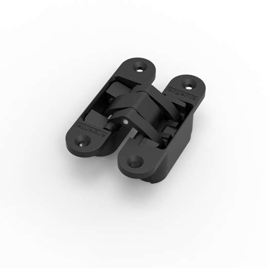 Afbeelding van Argenta 3D verstelbaar, onzichtbaar scharnier, invisible medium, mat zwart ral 9005