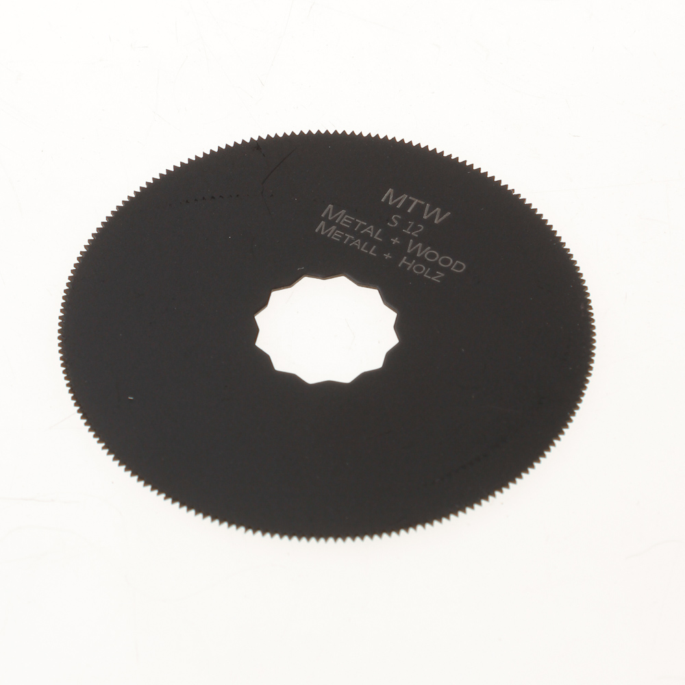 Zaagblad rond BIM 80mm voor onder andere hout en metaal, type S12