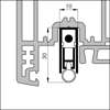 Afbeelding van *Ellen matic valdorpel 2K 1230mm