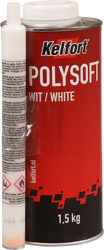 Polysoft plamuur wit 1.5kg