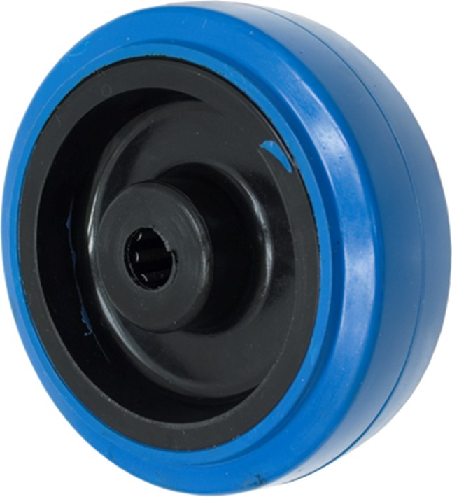 Wiel blw pvc m.roll. kunst.velg Ø125