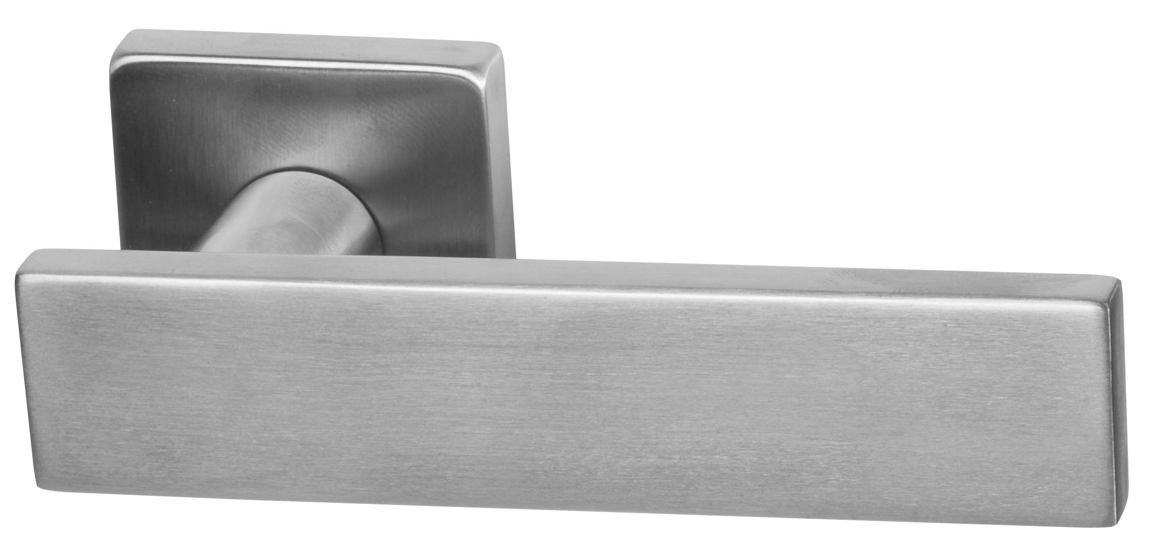 Deurkruk Malibu RVS, krukstel op vierkant rozet 52mm