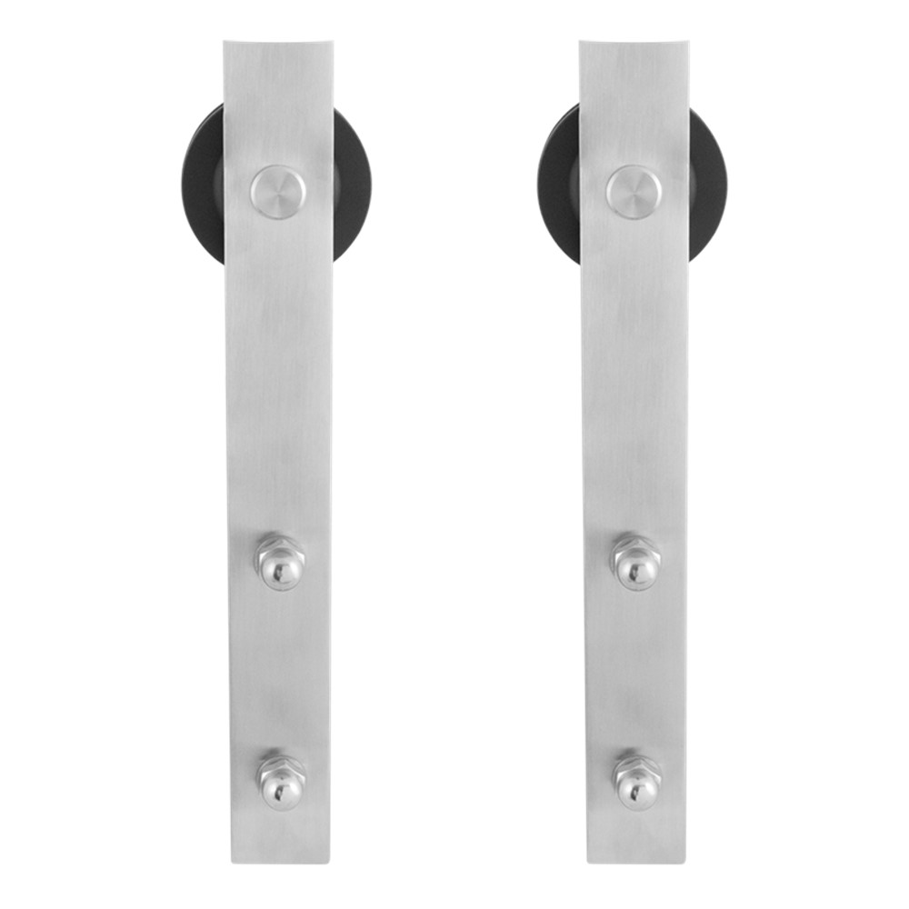 GPF Bouwbeslag schuifdeurhanger set Lanka RVS t.b.v. extra deur